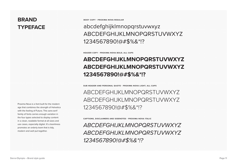 Page 12 Sierra-Olympia Style Guide