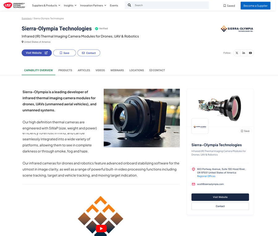 Unmanned Systems Technology Partnership Profile