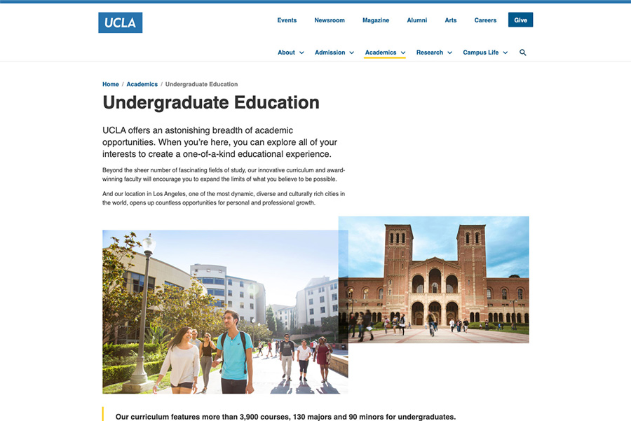 Page 4 UCLA gateway page
